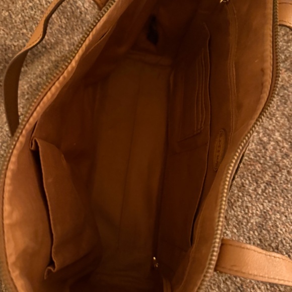 FOSSIL "Sydney" Geometric Prints Signature Shopper Tote Bag #ZB5491 - Picture 5 of 6